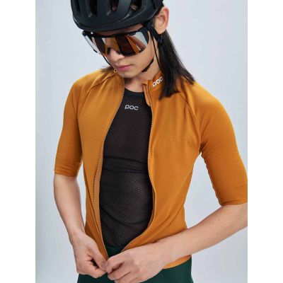 5. Koszulka rowerowa POC M's Thermal Lite Jersey brązowy