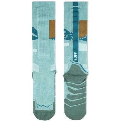 3. Skarpetki Buff MERINO HW OVER THE CALF SOCKS HWO1 SEA GREEN L