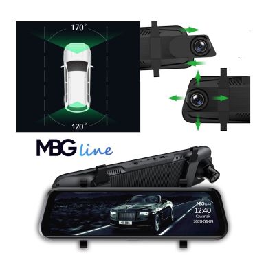 3. Wideorejestrator lusterko MBG LINE HS900 PRO Sony+ adapter parkingowy