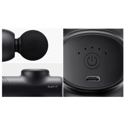 8. Masażer ręczny pistoletowy Havit MG1508