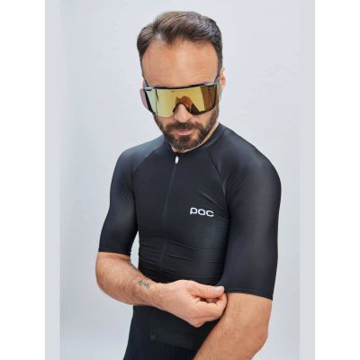 3. Koszulka rowerowa POC M's PRISTINE Jersey - czarny