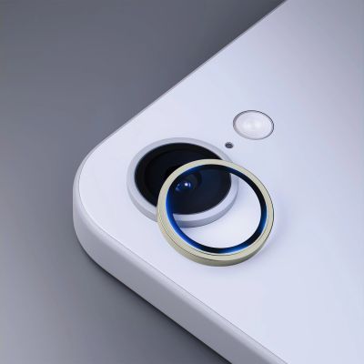 13. Szkło hartowane na obiektyw aparatu 3mk Lens Protection Pro do iPhone 16e - złote