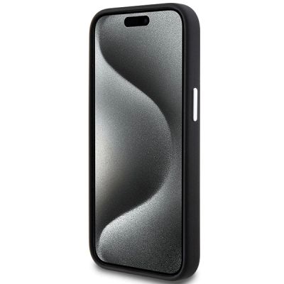 5. Etui BMW Signature Liquid Silicone MagSafe na iPhone 15 - czarne