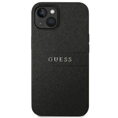 3. Etui Guess Saffiano Strap na iPhone 14 Plus - czarne