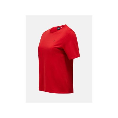 4. Koszulka damska PEAK PERFORMANCE W Explore Graphic Tee kolor czerwony