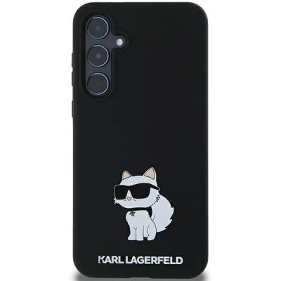 3. Etui Karl Lagerfeld Silicone Choupette na Samsung Galaxy A35 - czarne