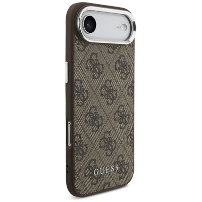 4. Etui Guess 4G Classic Logo MagSafe na iPhone Air - brązowe