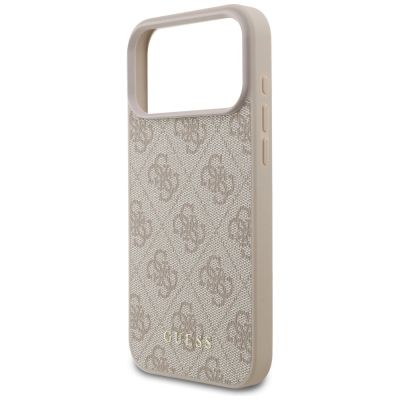 6. Etui Guess 4G Classic na iPhone 17 Pro Max - różowe