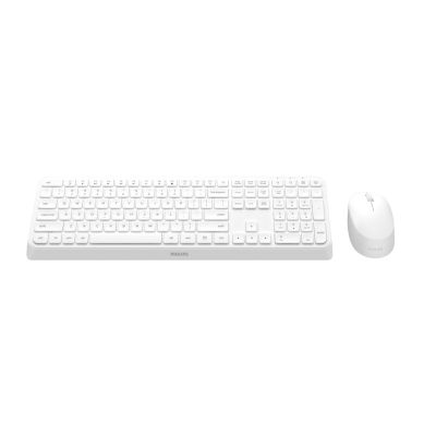 13. Philips 3000 series SPT6307W/00 klawiatura Dołączona myszka Uniwersalne RF Wireless QWERTY Angielski Biały