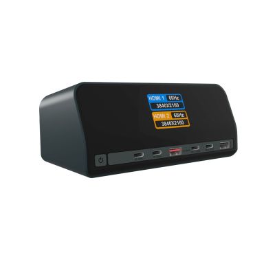 2. ICY BOX Heart Dock 2300 Przewodowa USB 3.2 Gen 2 (3.1 Gen 2) Type-C Antracyt