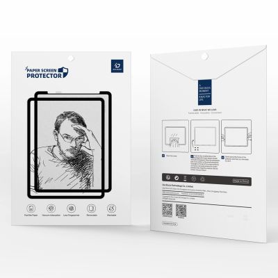 10. Folia ochronna Dux Ducis Naad Paperlike matowa na iPad Air 13" (2024/2025) - z czarną ramką
