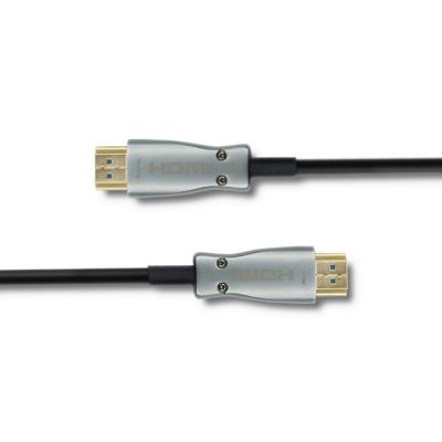 4. Qoltec 50472 kabel HDMI 20 m HDMI Typu A (Standard) Czarny, Srebrny