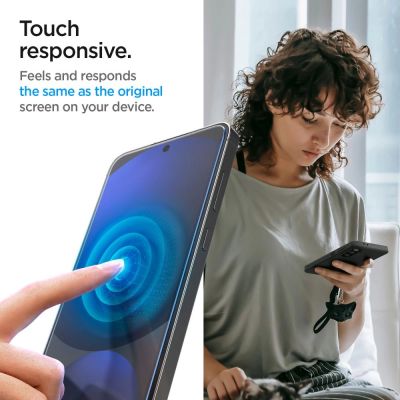14. Szkło hartowane Spigen Glas.tR EZ Fit na Samsung Galaxy S24 FE (2 szt.)