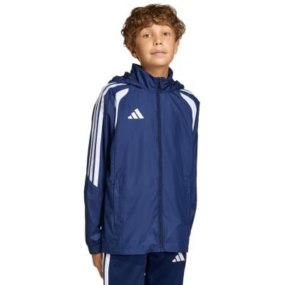 4. Kurtka dla dzieci adidas Tiro 26 League granatowa JY9725