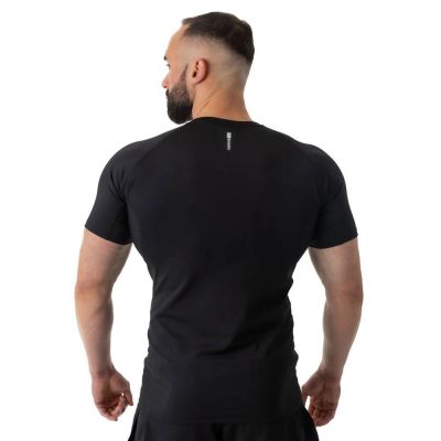 19. Rashguard krótki rękaw czarny BlackRS - S