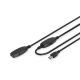 9. Kabel przedłużający USB 3.0 SuperSpeed 15mTyp USB A/USB A M/Ż aktywny czarny 15m