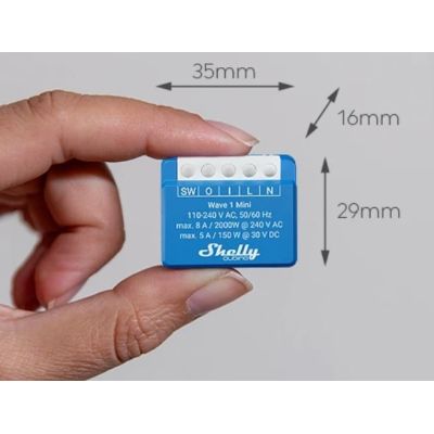 4. Inteligentny sterownik Z-Wave Shelly Qubino Wave 1 Mini LR