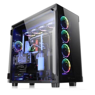 2. Obudowa Thermaltake View 91 RGB TG CA-1I9-00F1WN-00 (ATX, Extended ATX, Micro ATX, Mini ITX, XL-ATX; kolor czarny)