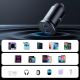 11. Mini ładowarka samochodowa Joyroom JR-CCN06 30W 2x USB-C metalowa - czarna
