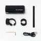 3. Lampka rowerowa przednia Wozinsky + kabel USB-C (3000 lm)  - czarna