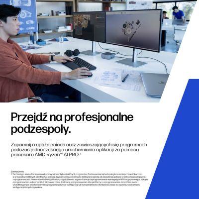 8. HP ZBook 8 G1ak 14 Ryzen AI 7 PRO 350 14.0"WUXGA IPS 400nits AG 16GB DDR5 5600 SSD1TB Radeon 860M Cam IR 5 MPx 62Wh W11Pro 3Y OnSite