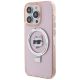 2. Etui Karl Lagerfeld Ring Stand Choupette Head MagSafe do iPhone 15 Pro Max - różowe