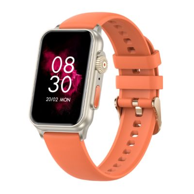2. Smartwatch Damski RUBICON RNCF06 Tytan/Orange SMARUB221