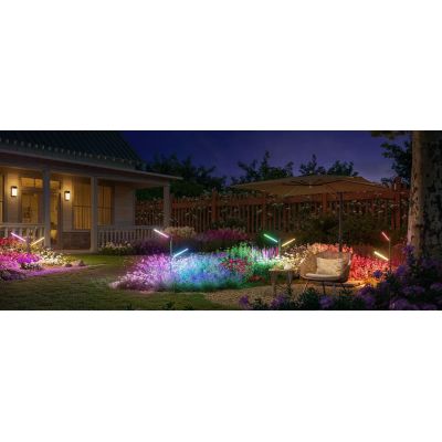 5. Ogrodowe oświetlenie LED Govee H7086 RGBICWW, RGBWW, 1100 Lm, 2.4GHz Wi-Fi + Bluetooth, IP66