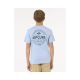 6. Koszulka dziecięca RIP CURL STAPLE TEE - BOY niebieska