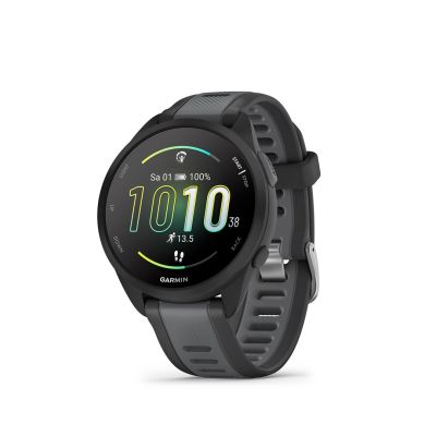 8. Garmin Forerunner 165 3,05 cm (1.2") AMOLED 43 mm Cyfrowy 390 x 390 px Ekran dotykowy Czarny GPS