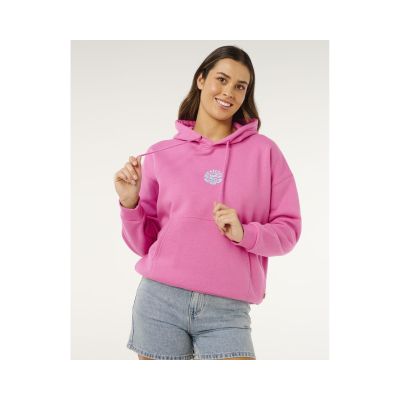 5. Bluza damska RIP CURL Icons Of Surf Heritage Hood różowa