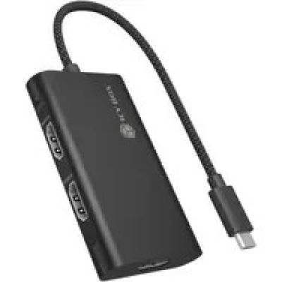 8. ICY BOX IB-AD1030-C USB 3.2 Gen 2 (3.1 Gen 2) Type-C 10000 Mbit/s Czarny