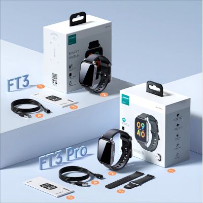 9. Smartwatch Joyroom Fit-Life JR-FT3 Pro z funkcją odbierania połączeń / Bluetooth 5.1 / ochroną IP68 - szary