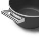 5. Smeg CSF2412BLM Kochtopf, 20 cm, Keramik, Edelstahlgriff, Mattschwarz