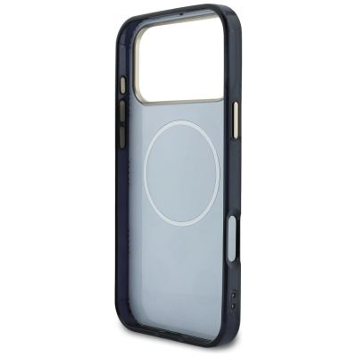 7. Etui Guess IML Peony Dot MagSafe na iPhone 17 Pro Max - czarne