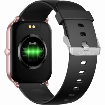 8. Smartwatch Gravity Różowe Złoto Czarny GT36-3