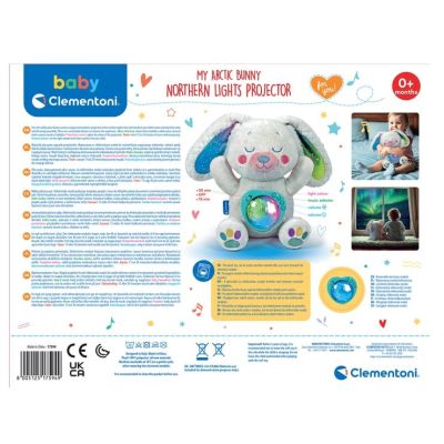 10. Clementoni Przytulanka - projektor Króliczek