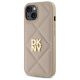 2. Etui DKNY Quilted Stack Logo na iPhone 15 - beżowe