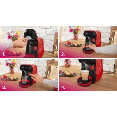 4. Ekspres do kawy Bosch Tassimo czerwony (TAS103E)