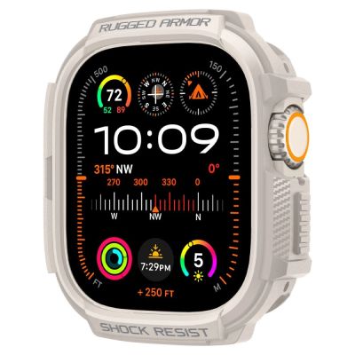 2. Etui Spigen Rugged Armor na Apple Watch Ultra 1 / 2 (49 mm) - beżowe