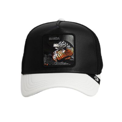 2. Czapka z daszkiem Goorin Bros. Mamba Shleather Snake Trucker - 101-1831-BLK