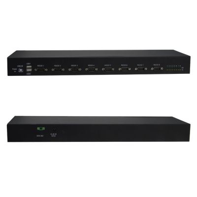 2. RealPower 284513 konwerter szeregowy/repeater/izolator USB 2.0 RS-232 Czarny