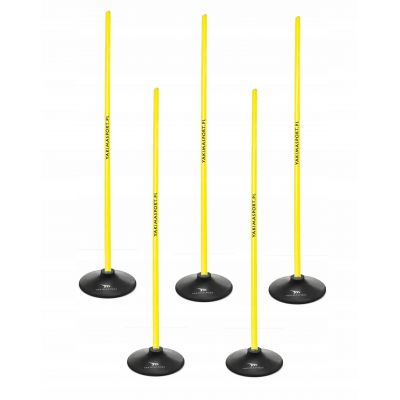 Laski Yakima tor przeszkód slalomowy 100cm 100872 żółty