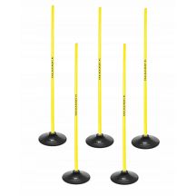 Laski Yakima tor przeszkód slalomowy 100cm 100872 żółty