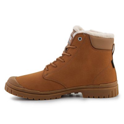 5. Buty Palladium sp20 Cuff Leather Waterproof WL M 79067-257-M Mahogany