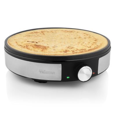 7. Tristar BP-2638 urządzenie do smażenia naleśników 1 naleś. 1200 W Czarny, Stal nierdzewna