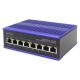 2. Przemysłowy switch 8x 100Base-TX PoE 240W DIN rozszerzony zakres temp.