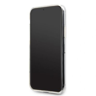 4. Etui Guess Glitter Triangle na iPhone 11 Pro Max - złote