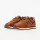6. Sneakersy męskie New Balance ML574 lifestyle brown (ML574OMA)