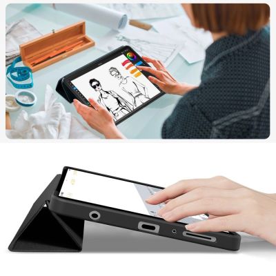 8. Etui TechProtect SmartCase na Samsung Galaxy Tab A9 / A11 8.7 X110 / X115 / X133 / X135 - czarne